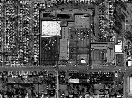 Dearborn Drive-In Theatre - Aerial - Photo From Terraserver (newer photo)